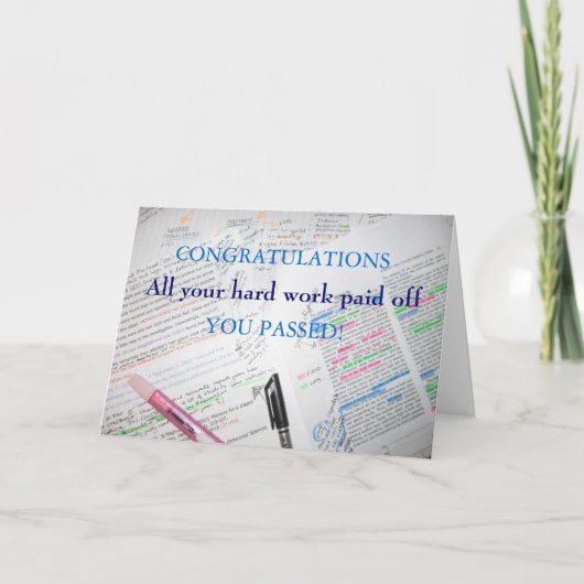 FELICITATIE KAART (Voorkant)