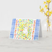 Felicitatie! Kaart (Gele Bloem)