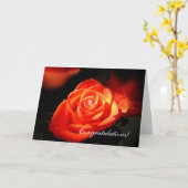 Felicitatie! Kaart (Gele Bloem)