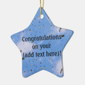 Felicitatie Keramisch Ornament (Links)