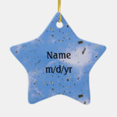 Felicitatie Keramisch Ornament (Achterkant)