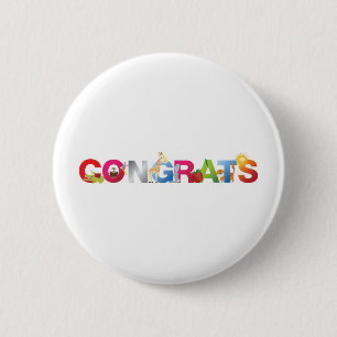 Felicitatie Ronde Button 5,7 Cm