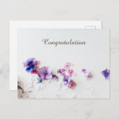 felicitatiekaart briefkaart (Voorkant / Achterkant)