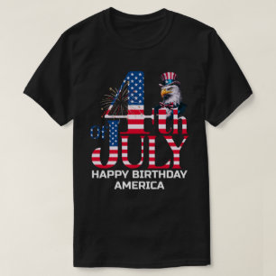 Felicitaties Amerika - 4 juli T-shirt