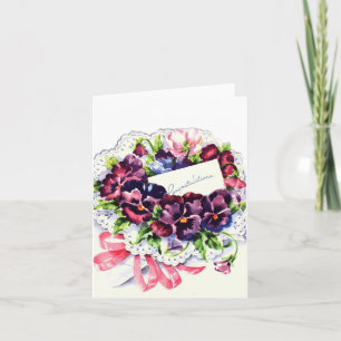 felicitaties Bouquet Kaart