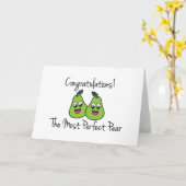 Felicitaties De meest perfecte peer Twin kaart (Gele Bloem)