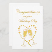 Felicitaties Huwelijkskaart Kaart (Voorkant / Achterkant)