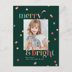 Felicitaties Kaart Kerst Foto Postcard