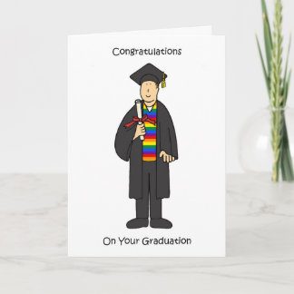 Felicitaties met je afstuderen als homoseksuele ma kaart