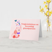 Felicitaties nieuwe grootouders kaart (Gele Bloem)