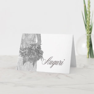 felicitaties voor de italiaanse bruiloft kaart