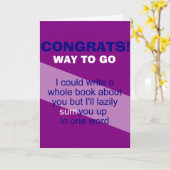 felicitaties voor geweldige werk kaart (Gele Bloem)