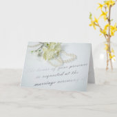 felicitaties voor pasgehuwden kaart (Gele Bloem)