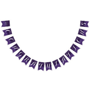 felicitaties voor Sterrennacht bruiloft bundels Vlaggetjes