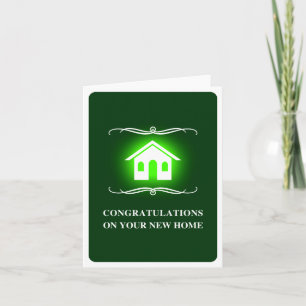 felicitaties voor uw nieuwe thuis : thuis in mod kaart