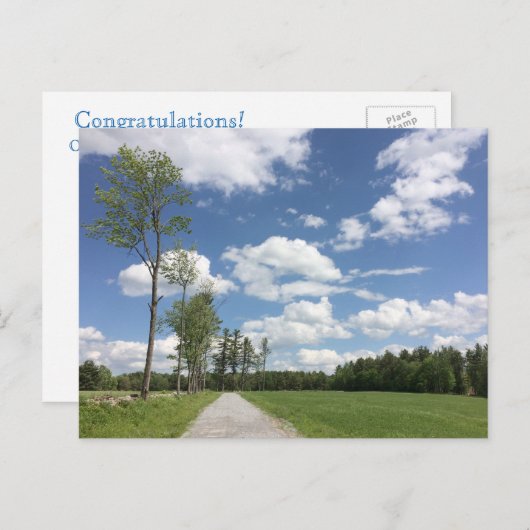 Félicitation ! HORS-MARCHE ! carte postale (Devant / Derrière)