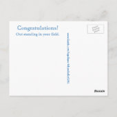 Félicitation ! HORS-MARCHE ! carte postale (Dos)