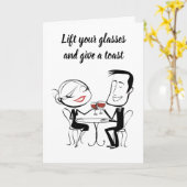 "FÉLICITATION POUR VOTRE FIANÇAILLES" CARTE (Fleur jaune)