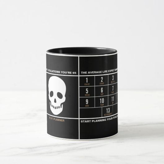 Félicitations 65 Mug (Centre)