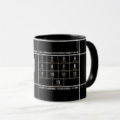 Félicitations 65 Mug (Devant droit)