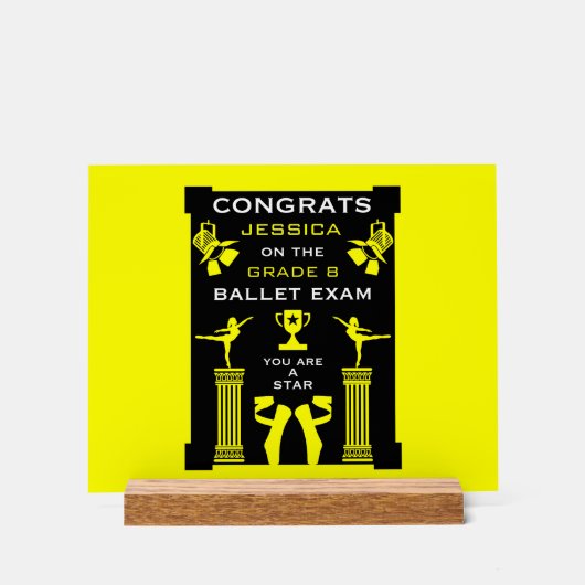 Félicitations à Ballet Dance (Recto)