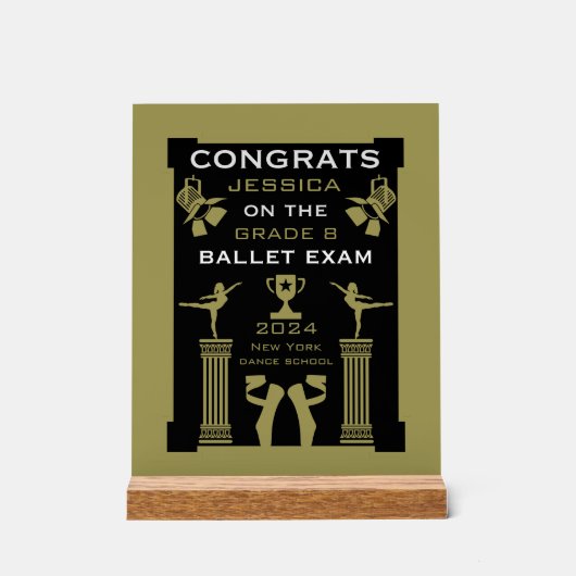 Félicitations à Ballet Dance (Recto)