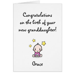 Félicitations À Grand-Fille, Grand-Parents,