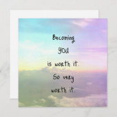 Félicitations à la carte doTERRA (Devant / Derrière)