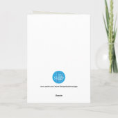 Félicitations à la carte Mariage Groom & Bride (Dos)