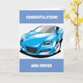 FÉLICITATIONS À LA CARTE **NOUVEAU PILOTE** (Fleur jaune)