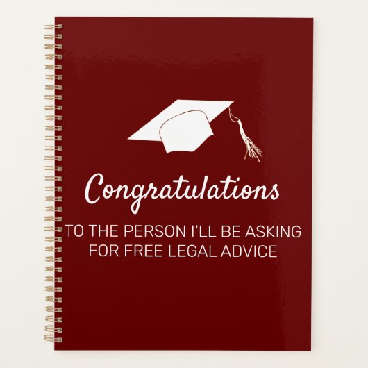Félicitations à la faculté de droit (Devant)