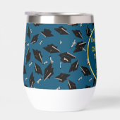 Félicitations à la fête de graduation Bleu et or (Droite)