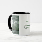 Félicitations à Misty Woods Graduate Mug (Devant gauche)