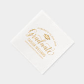 Félicitations à nos diplômés Élégant Script (Droite)