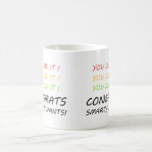 Félicitations à Smarty Pants Graduation Mug (Centre)