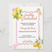 Félicitations à un jeune diplômé - Invitation de f (Devant)