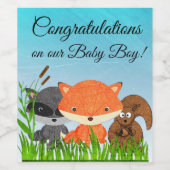 Félicitations à votre Étiquette de bouteille de vi (Étiquettes simples)