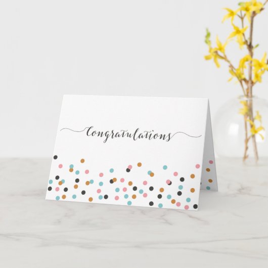 Félicitations Anniversaire Carte de Calligraphie C (Fleur jaune)