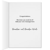 Félicitations au diplômé - Message de félicitation (Intérieur (Droit))