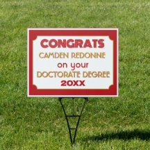 Félicitations au Doctorat ! Panneau de triage pers