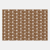 Félicitations au football Envelopper les feuilles  (Devant 3)