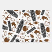 Félicitations au football Envelopper les feuilles  (Devant)