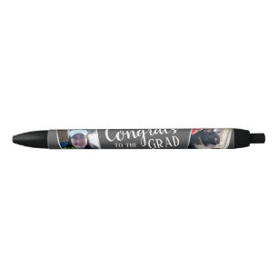 Félicitations au stylo noir personnalisé photo G
