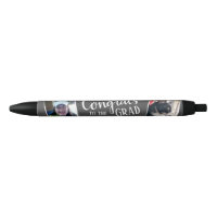 Félicitations au stylo noir personnalisé photo Gra