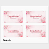 Félicitations autocollants (Feuille)