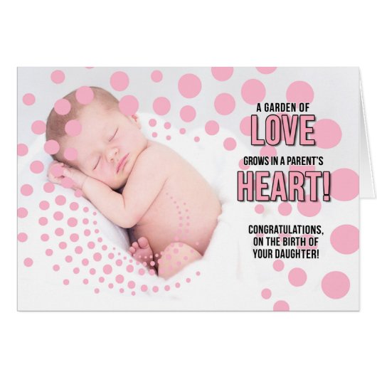 Félicitations aux nouveaux parents La naissance de (Devant horizontal)