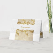 Félicitations aux parents de la mariée Carte de vo (Dos)