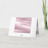 Félicitations aux parents de la mariée Carte de vo (Dos)