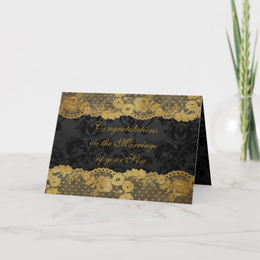 Félicitations aux parents de la mariée Carte de vo (Devant)