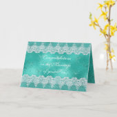 Félicitations aux parents de la mariée Carte de vo (Fleur jaune)